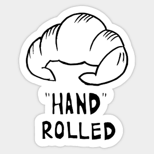 croissant lovers t shirt Sticker